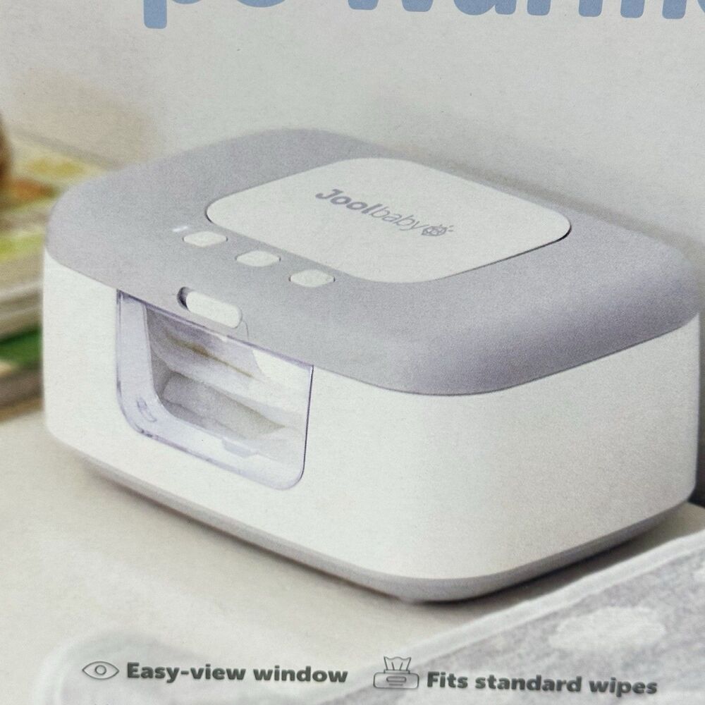 Jool Baby TinyBums Gray LED Wipe Warmer Dispenser New In Box
